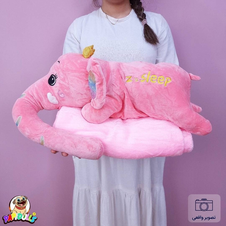 عروسک پتودار فیل خرطوم بلند