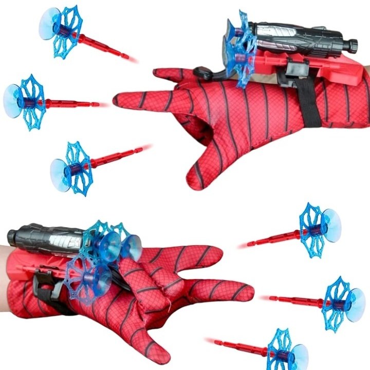 دستکش تیر پرتاب کن چسبونکی اسپایدرمن Spider hero