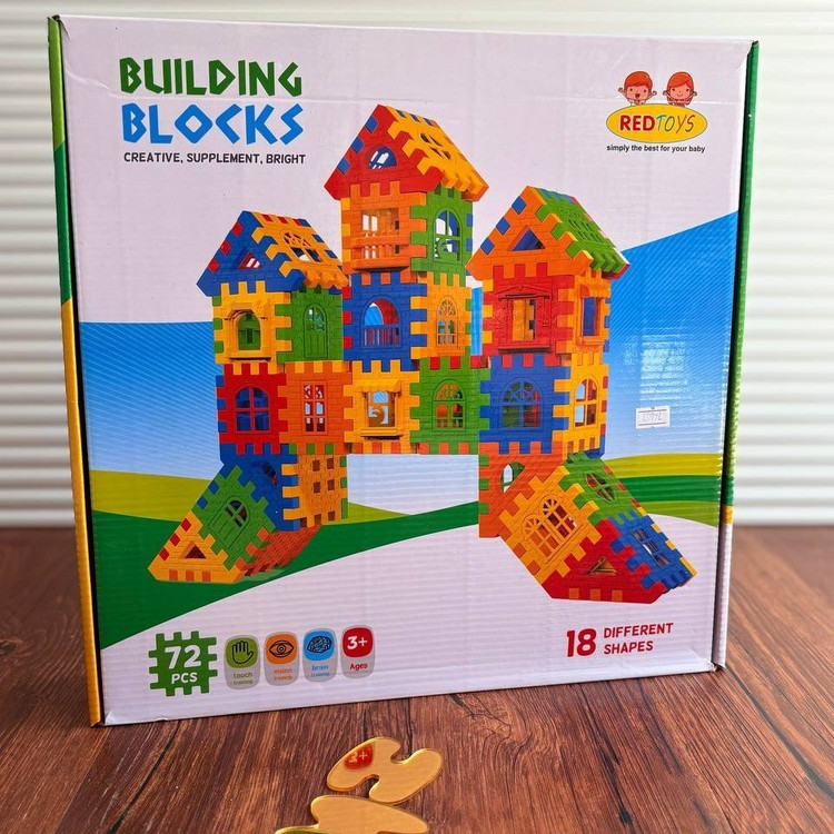 بلوک خانه سازی 72تیکه رد تویز