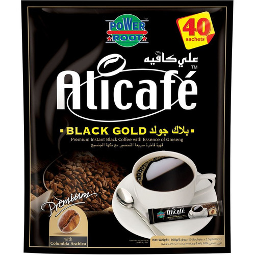 پودر قهوه علی کافه مدل بلک گلد 40 عددی