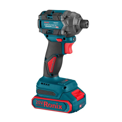 پیچ گوشتی شارژی رونیکس مدل 8671 براشلس ۲۰ ولت