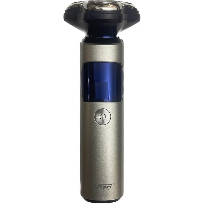 ماشین اصلاح وی جی آر مدل V-328 سه تیغ ضد آب با برش چرخشی