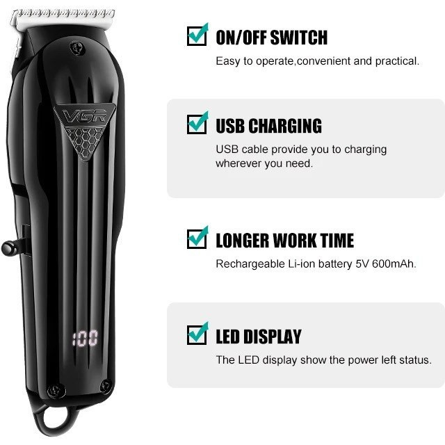 ماشین اصلاح وی جی آر مدل V-982 با تکنولوژی برش مستقیم