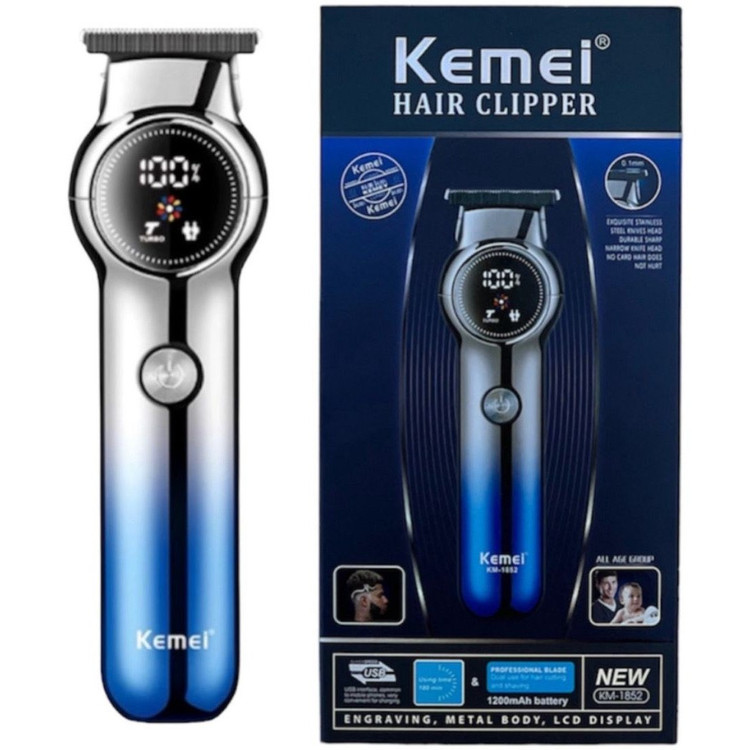 ماشین اصلاح کیمی مدل KM-1852 با تیغه کربن استیل برش مستقیم