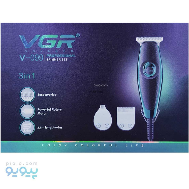 ست ماشین اصلاح موی صورت و بدن وی جی آر V-099