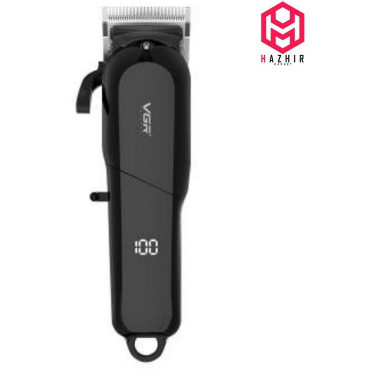 ماشین اصلاح وی جی آر مدل V-118 با برش مستقیم و تیغه استیل ضد زنگ